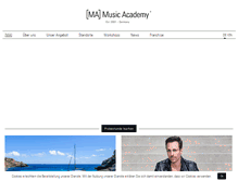 Tablet Screenshot of music-academy.com